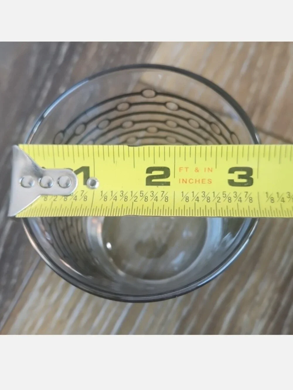 IKEA Clear Black Lines Dots Glass Juice Cup - Picture 7 of 7